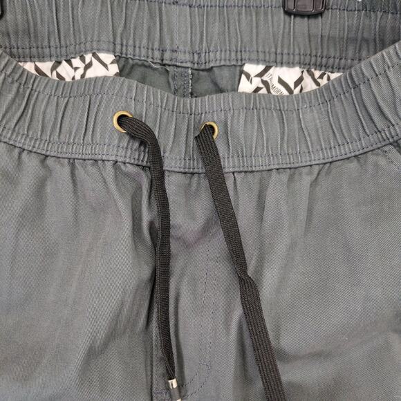 NWT Italymorn Sunrise Men's M Gray Cargo Jogger Pants, Elastic Waist Gorpcore - Picture 3 of 6